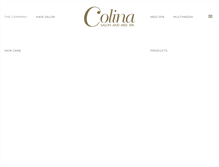 Tablet Screenshot of colinasaloninc.com